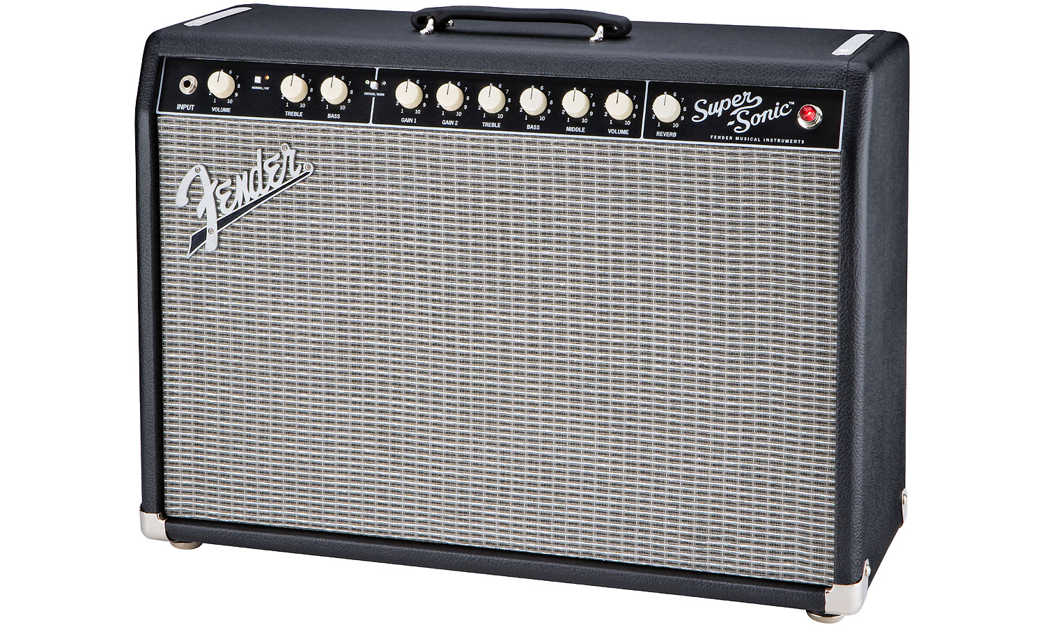 Fender Super Sonic 22w 1x12 Black Pepper - Electric guitar combo amp - Variation 1