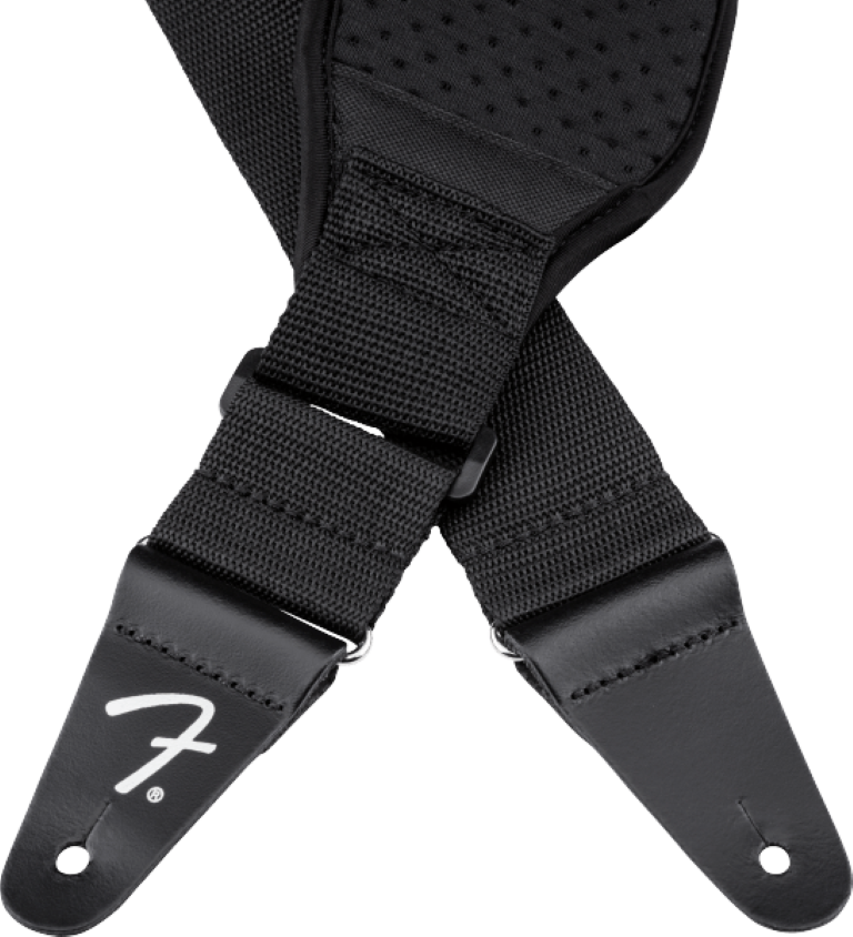 Fender Swell Neoprene Strap Black 3.5 Inch - Guitar strap - Variation 4