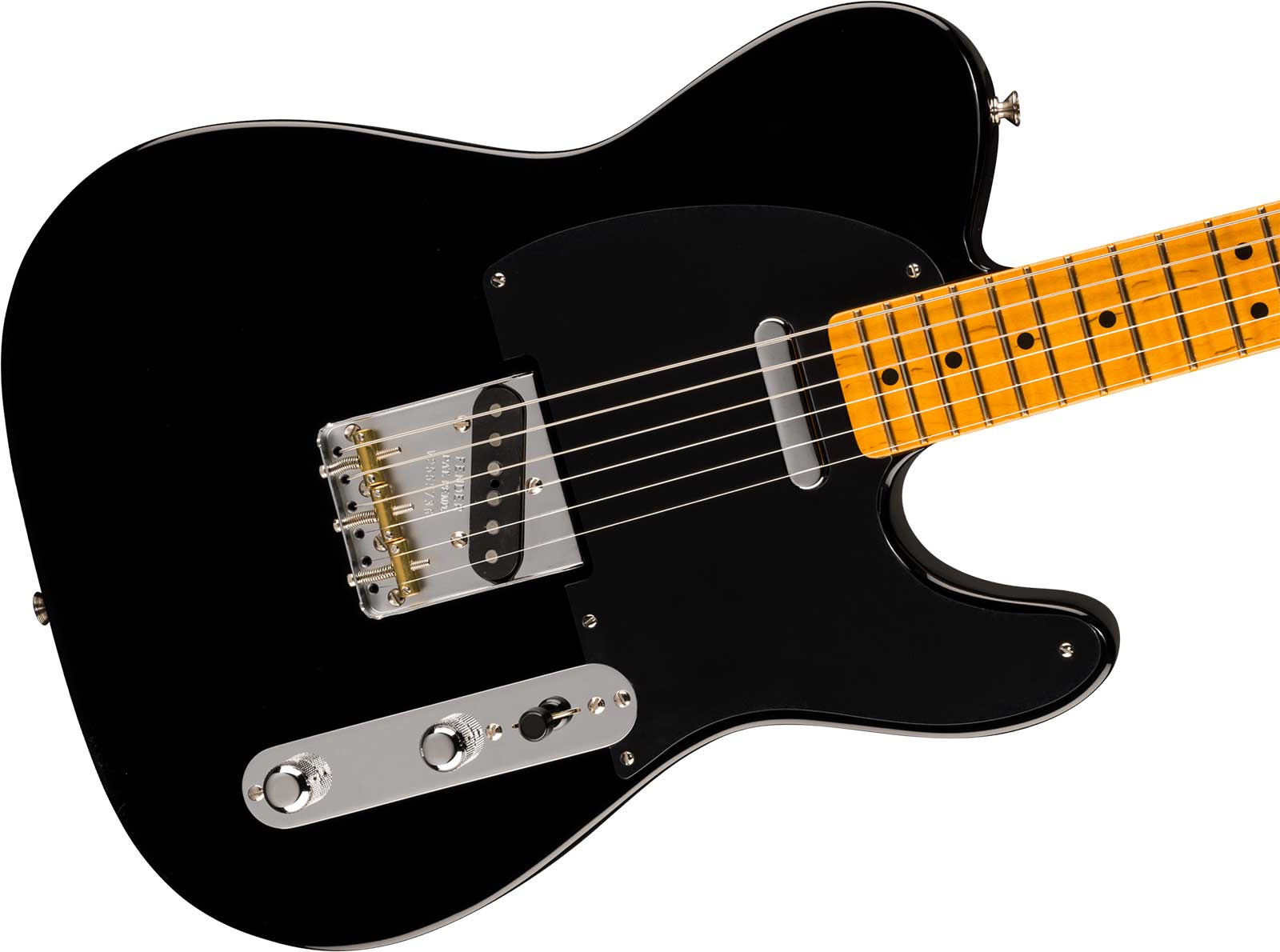 Fender Tele 1951 American Vintage Ii Ltd Usa 2s Ht Mn - Black - Tel shape electric guitar - Variation 2
