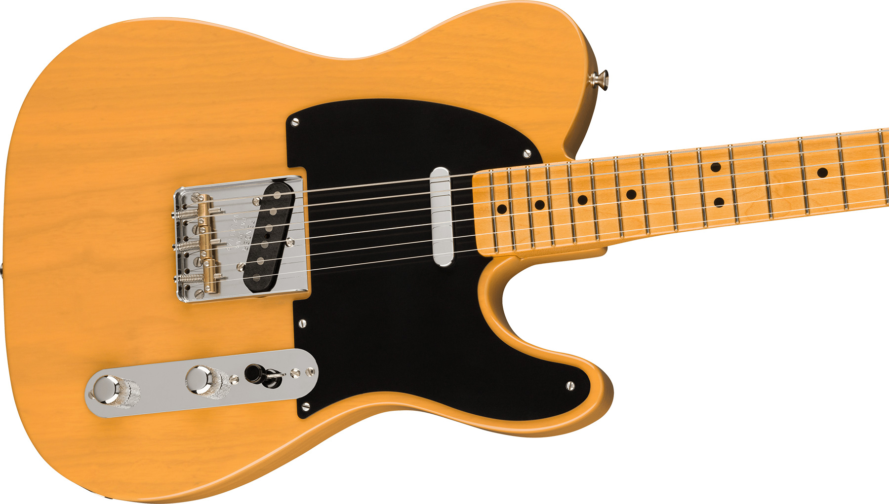 Fender Tele 1951 American Vintage Ii Usa 2s Ht Mn - Butterscotch Blonde - Tel shape electric guitar - Variation 2