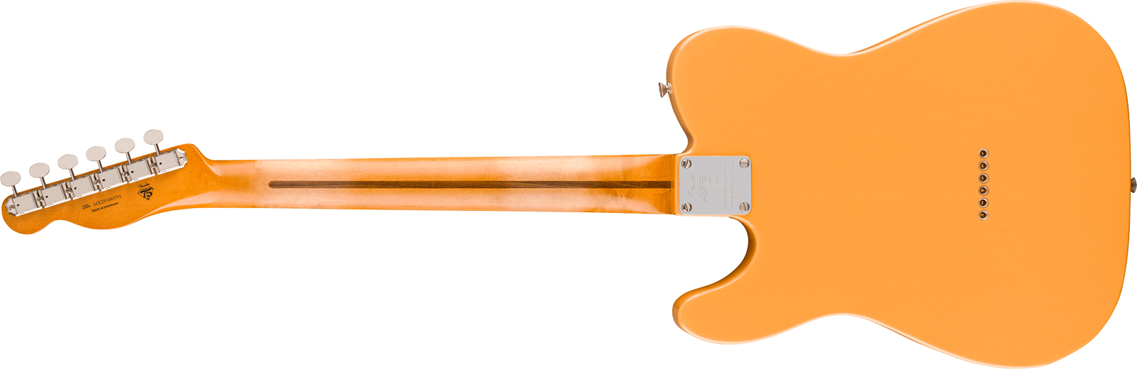 Fender Tele 1951 Vintera Ii Roadworn 75th Ann. Mex 2s Ht Mn - Butterscotch Blonde - Tel shape electric guitar - Variation 2