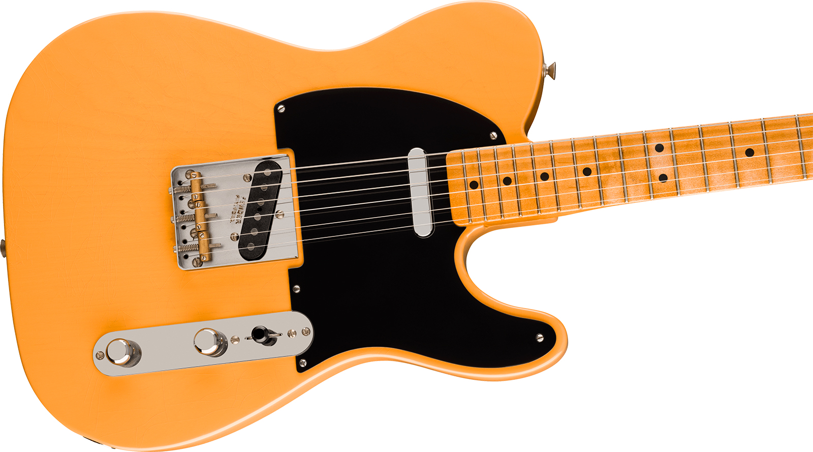 Fender Tele 1951 Vintera Ii Roadworn 75th Ann. Mex 2s Ht Mn - Butterscotch Blonde - Tel shape electric guitar - Variation 3