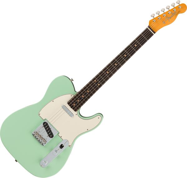 Solid body electric guitar Fender American Vintage II 1963 Telecaster (USA, RW) - Surf green
