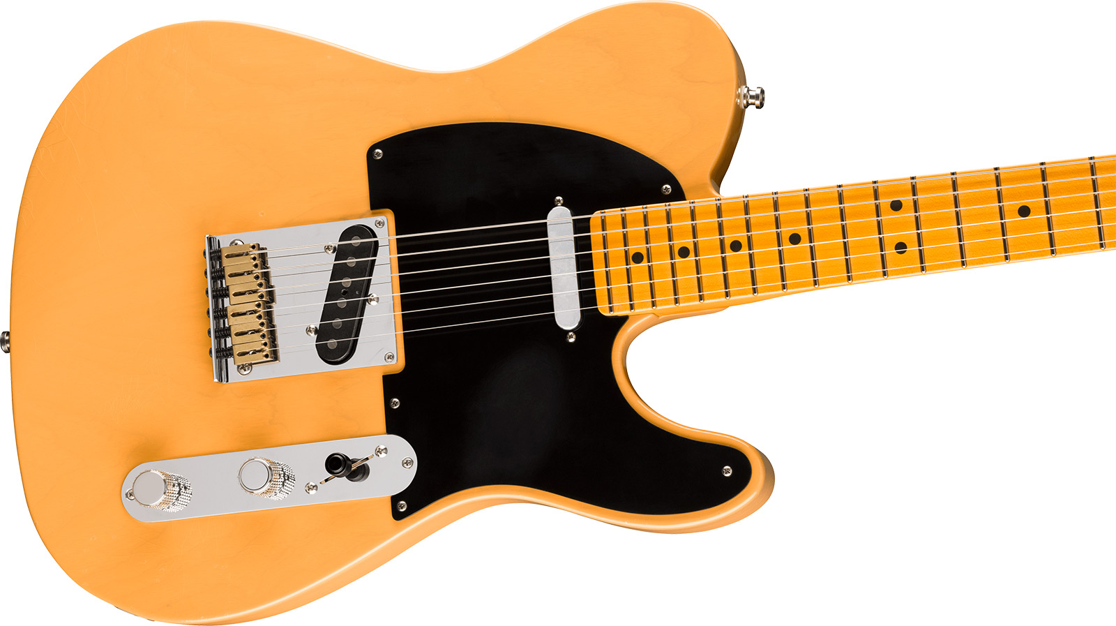 Fender Tele 50s American Ultra Luxe Vintage Usa 2s Ht Mn - Butterscotch Blonde - Tel shape electric guitar - Variation 2