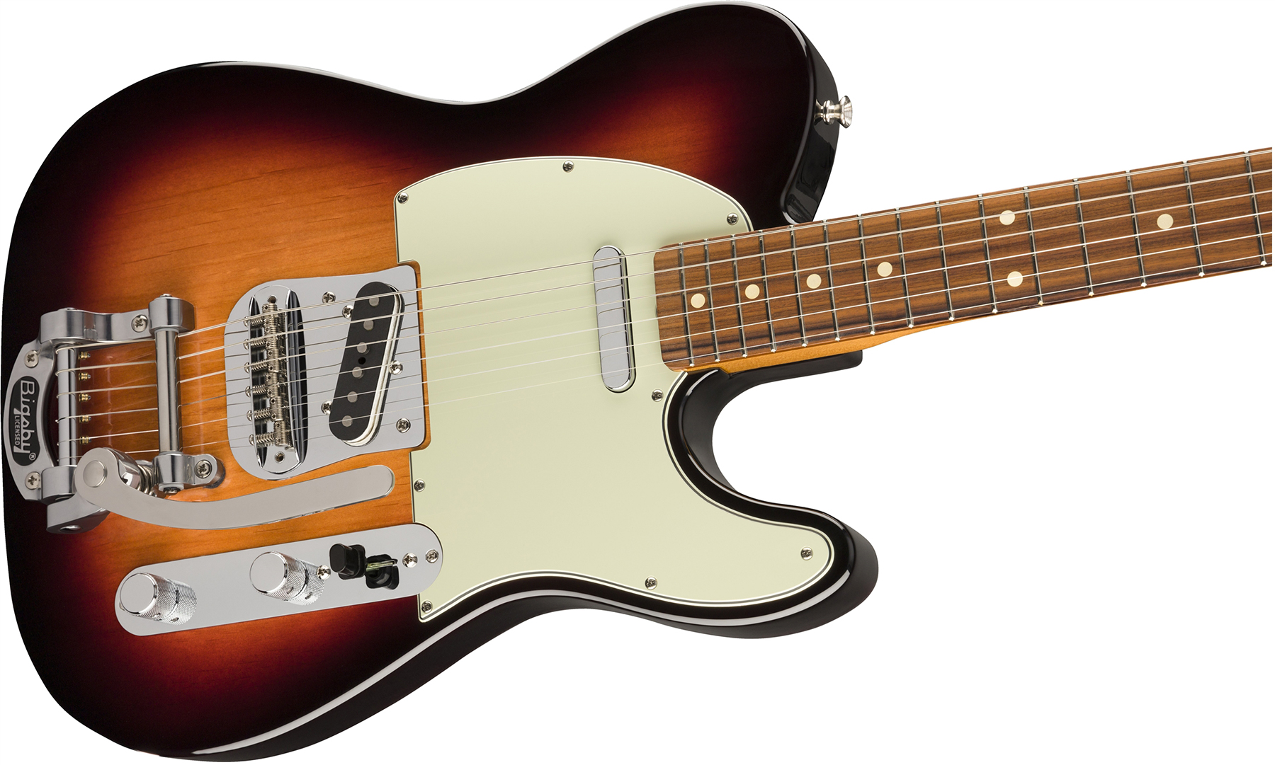 Fender Tele 60s Bigsby Vintera Vintage Mex Pf - 3-color Sunburst - Tel shape electric guitar - Variation 2