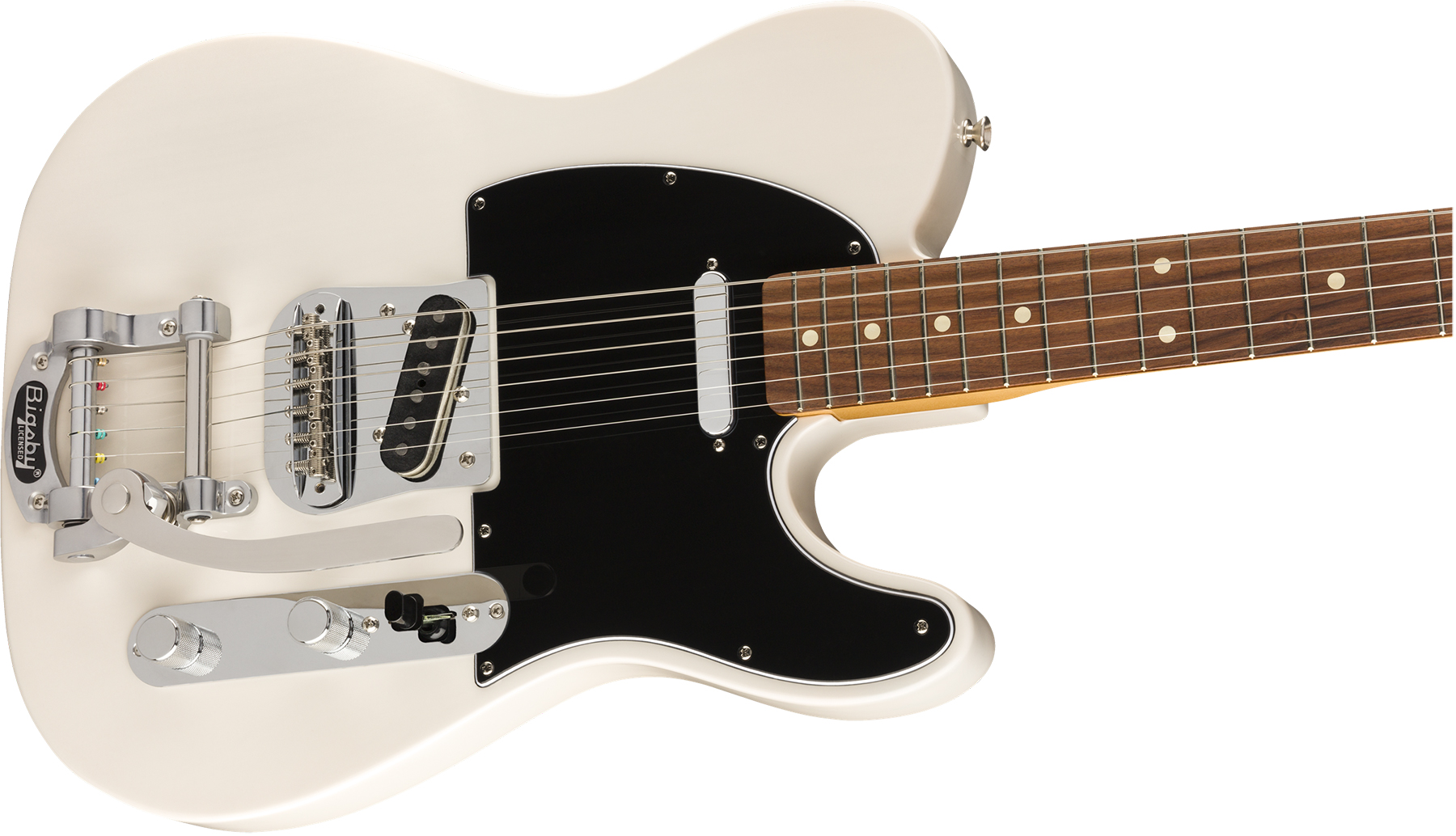 Fender Tele 60s Bigsby Vintera Vintage Mex Pf - White Blonde - Tel shape electric guitar - Variation 2