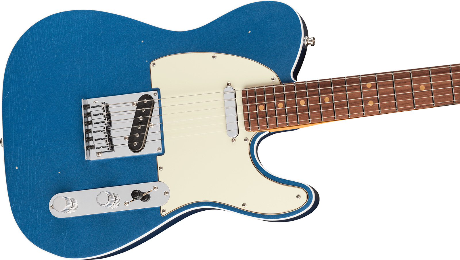 Fender Tele 60s Custom American Ultra Luxe Vintage Usa 2s Ht Rw - Lake Placid Blue - Tel shape electric guitar - Variation 2