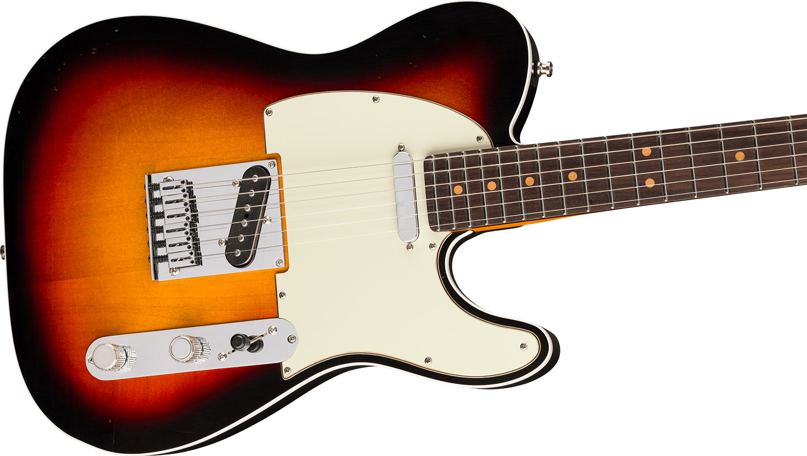 Fender Tele 60s Custom American Ultra Luxe Vintage Usa 2s Ht Rw - 3-color Sunburst - Tel shape electric guitar - Variation 2
