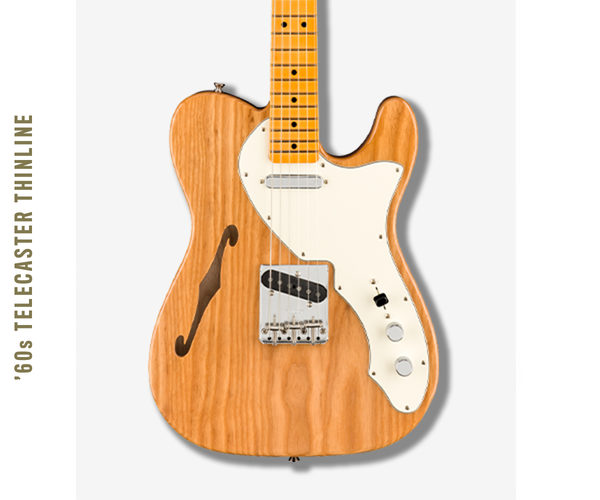 Fender Tele 60s Thinline American Original Usa Ss Mn - Aged Natural - Semi-hollow electric guitar - Variation 4