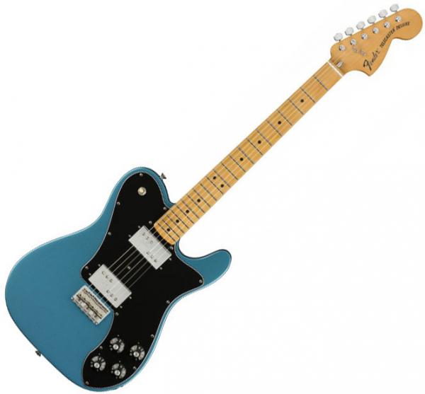 Solid body electric guitar Fender Vintera 70's Telecaster Custom Ltd (MEX, MN) - lake placid blue