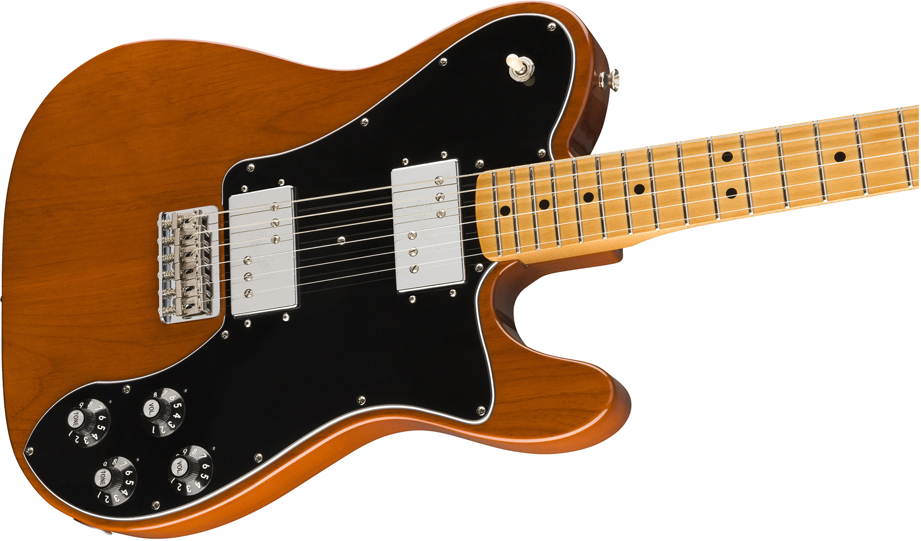 Fender Tele 70s Deluxe Vintera Vintage Mex Mn - Mocha - Tel shape electric guitar - Variation 2