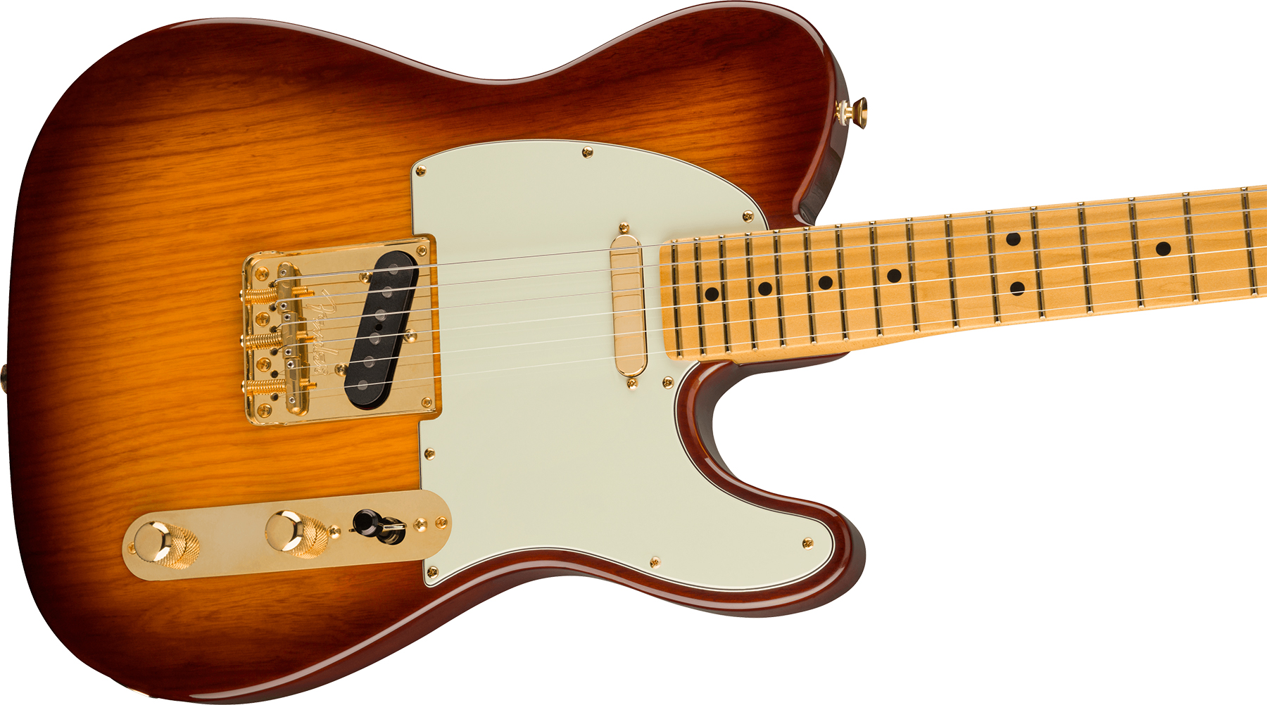 Fender Tele 75th Anniversary Commemorative Ltd Usa Mn +etui - 2-color Bourbon Burst - Tel shape electric guitar - Variation 2