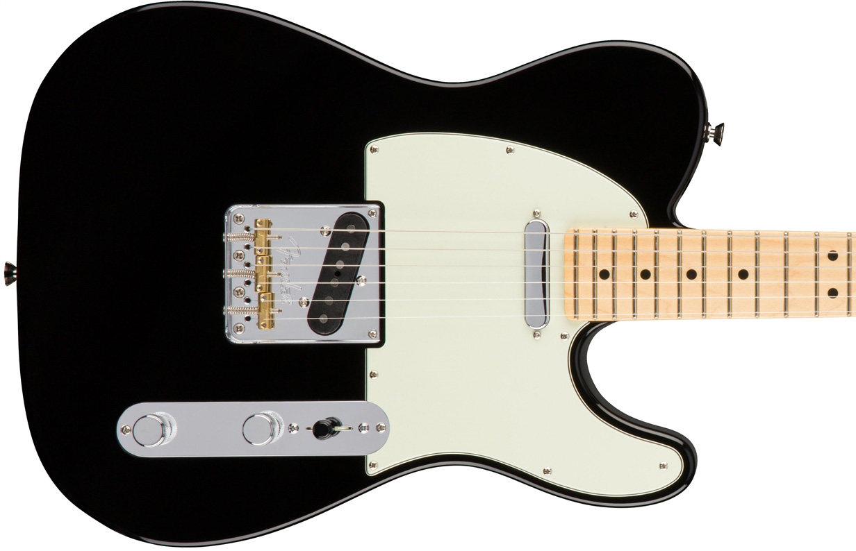 Fender Tele American Professional 2s Usa Mn - Black - Tel shape electric guitar - Variation 1