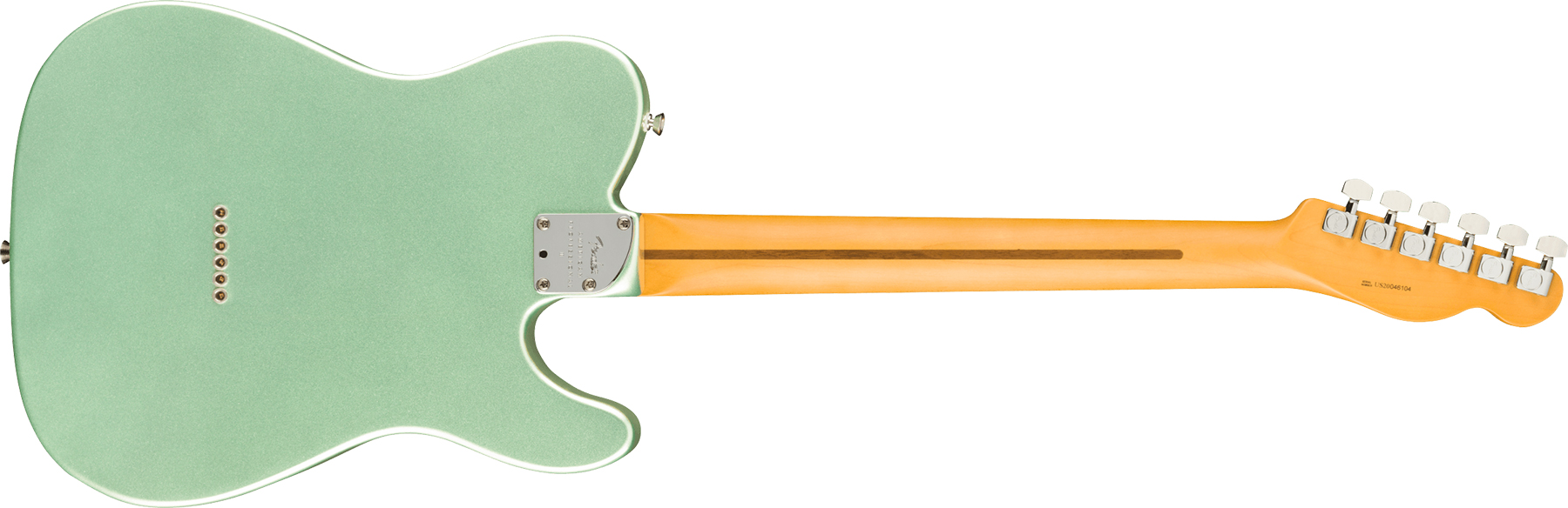 Fender Tele American Professional Ii Lh Gaucher Usa Mn - Mystic Surf Green - Left-handed electric guitar - Variation 1