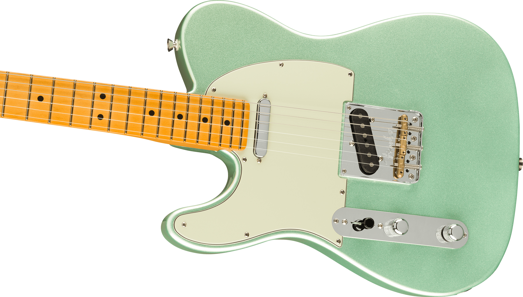 Fender Tele American Professional Ii Lh Gaucher Usa Mn - Mystic Surf Green - Left-handed electric guitar - Variation 2