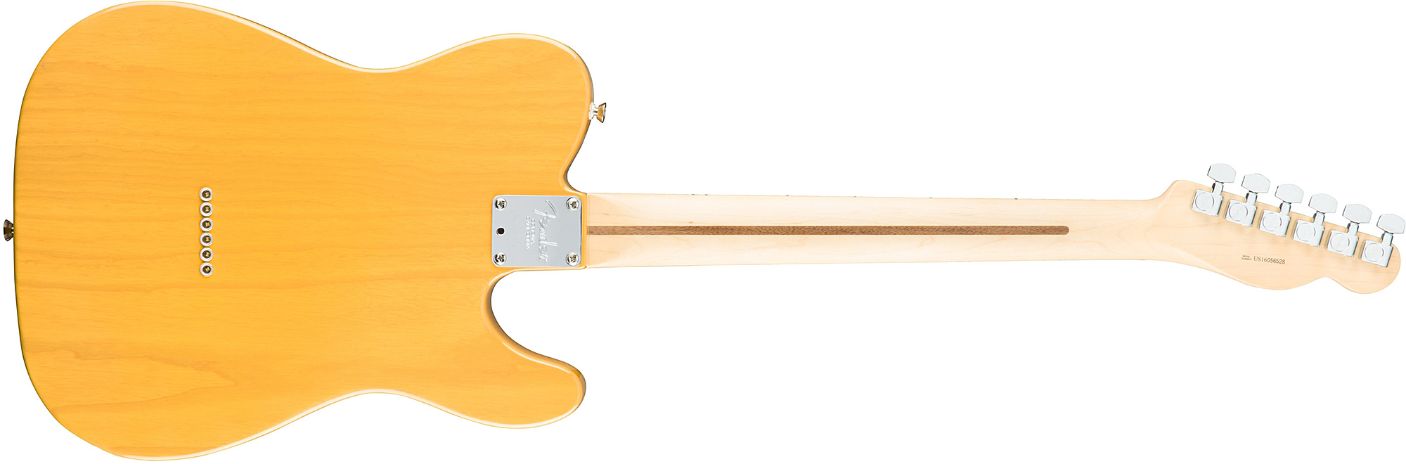 Fender Tele American Professional Lh Usa Gaucher 2s Mn - Butterscotch Blonde - Left-handed electric guitar - Variation 1