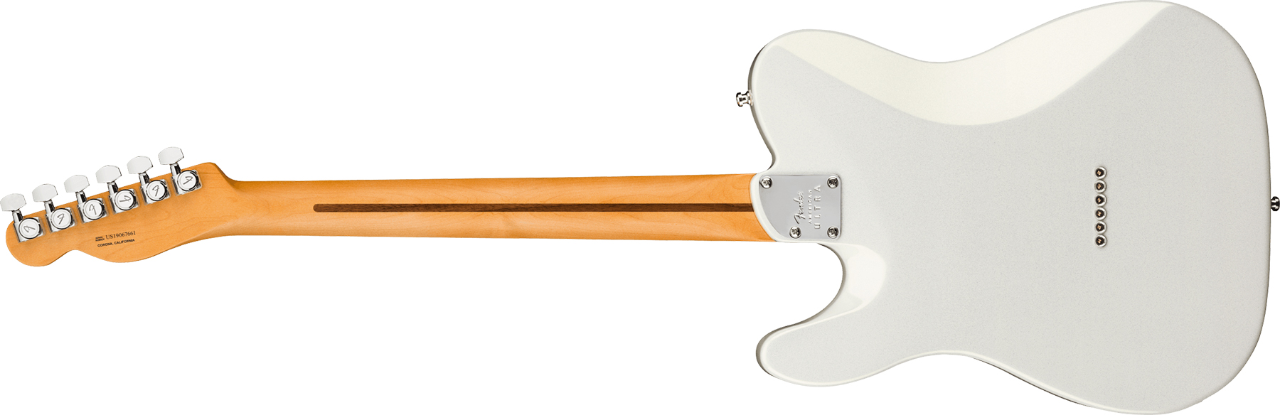 Fender Tele American Ultra 2019 Usa Rw - Arctic Pearl - Tel shape electric guitar - Variation 1