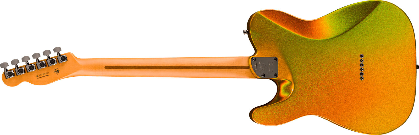 Fender Tele American Ultra Ii 75th Ann. Usa Hs Ht Eb - Liquid Gold - Tel shape electric guitar - Variation 2