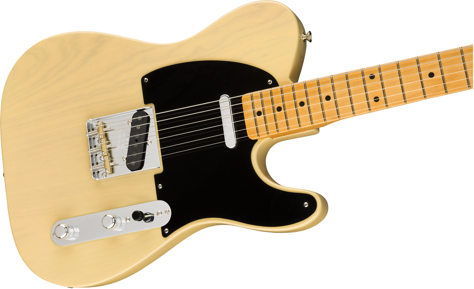 Fender Tele Broadcaster 70th Anniversary Usa Mn - Blackguard Blonde - Tel shape electric guitar - Variation 2