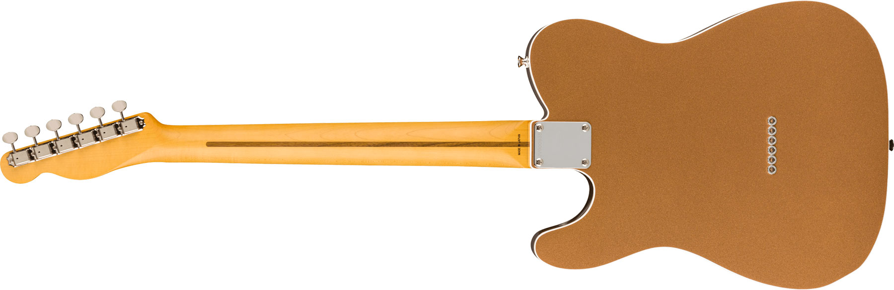 Fender Tele Custom '60s Jv Modified Jap 2s Ht Rw - Firemist Gold - Tel shape electric guitar - Variation 1