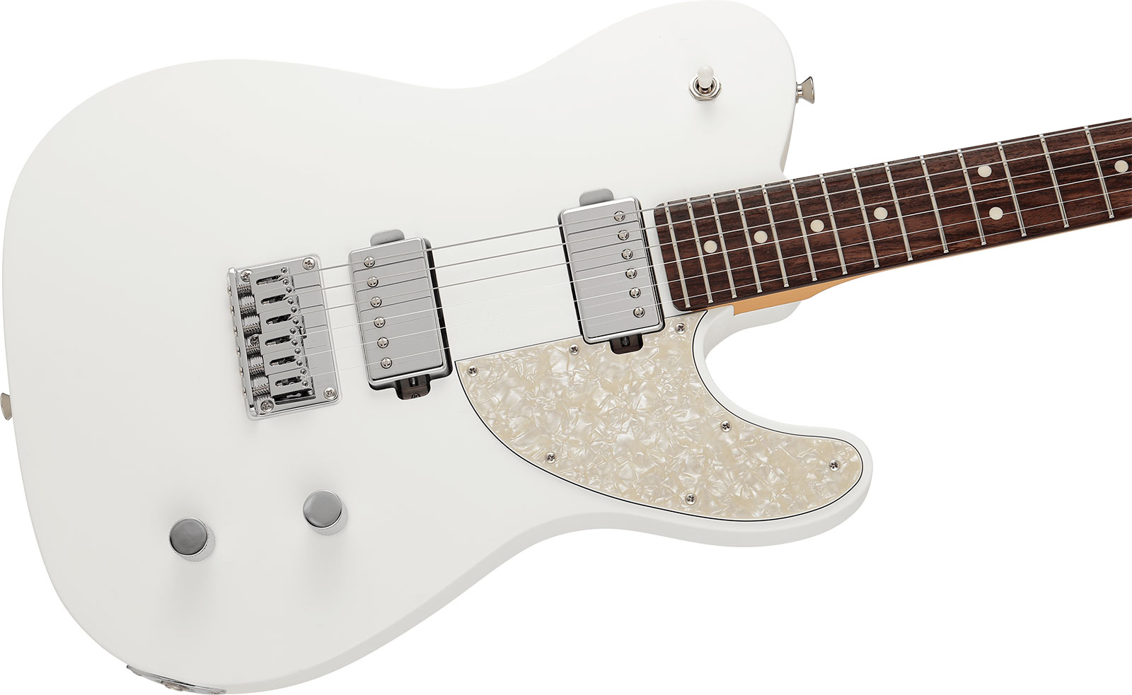 Fender Tele Elemental Mij Jap 2h Ht Rw - Nimbus White - Tel shape electric guitar - Variation 2