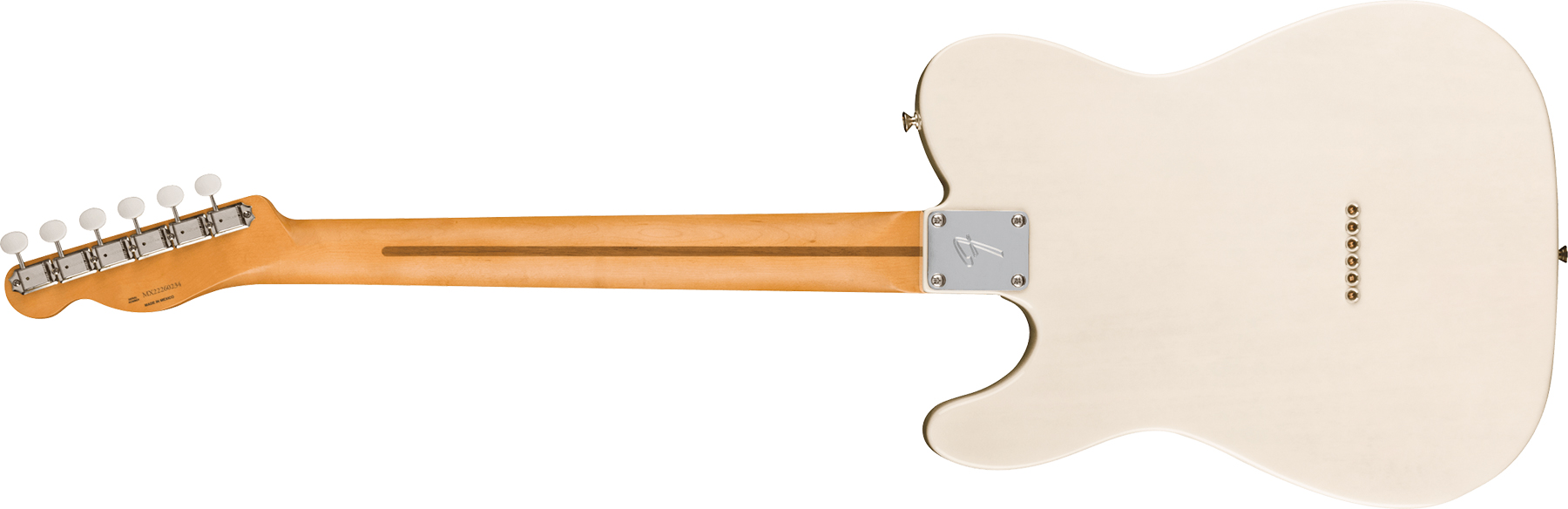 Fender Tele Gold Foil Ltd Mex 2mh Ht Eb - White Blonde - Tel shape electric guitar - Variation 1