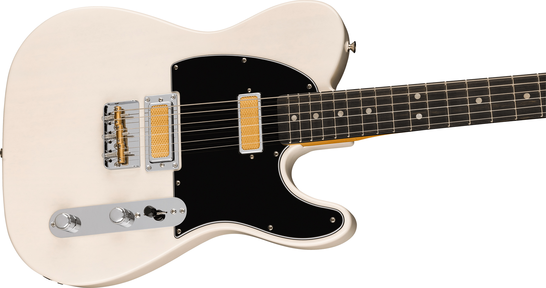 Fender Tele Gold Foil Ltd Mex 2mh Ht Eb - White Blonde - Tel shape electric guitar - Variation 2