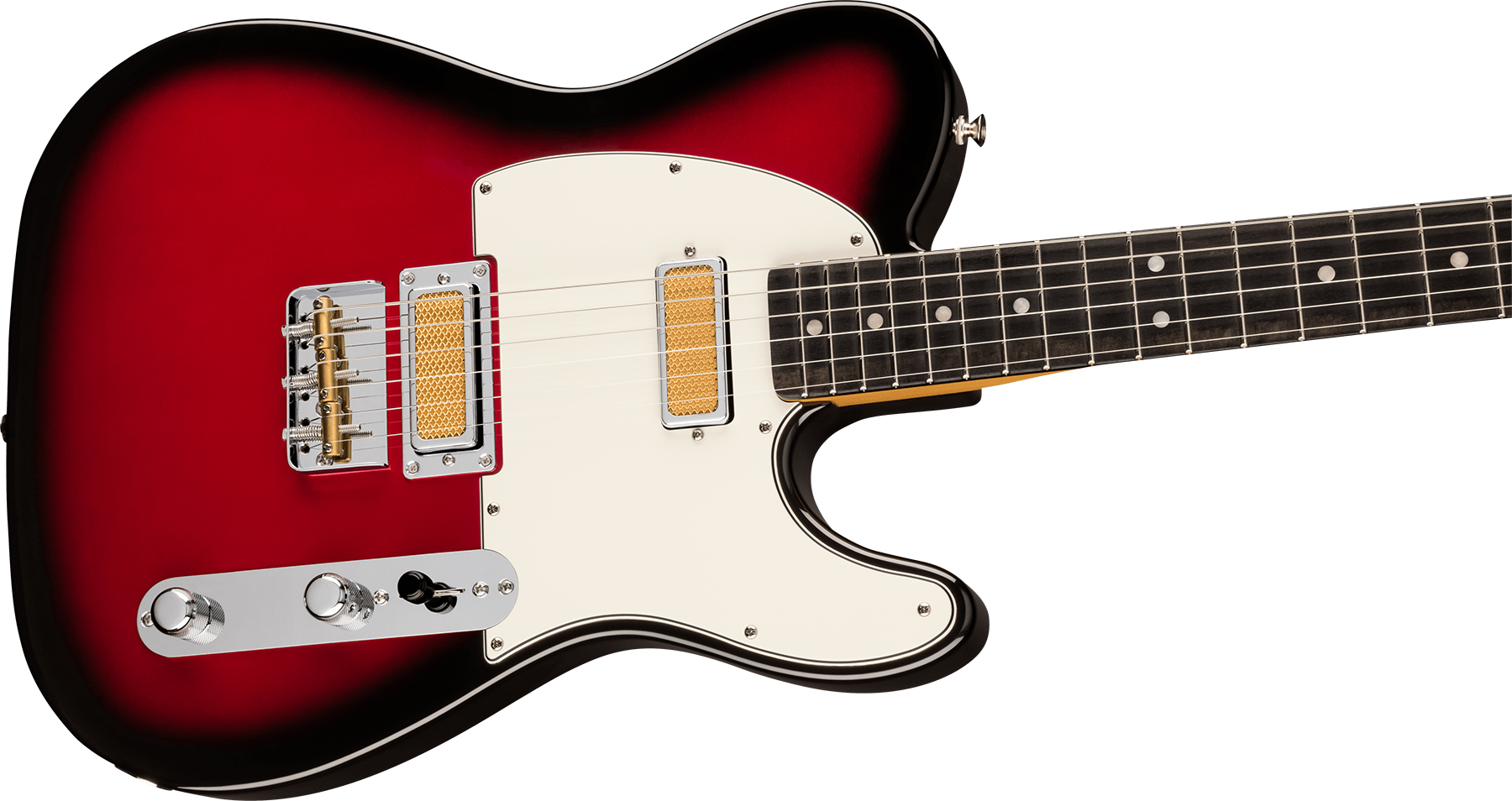 Fender Tele Gold Foil Ltd Mex 2mh Ht Eb - Candy Apple Burst - Tel shape electric guitar - Variation 2