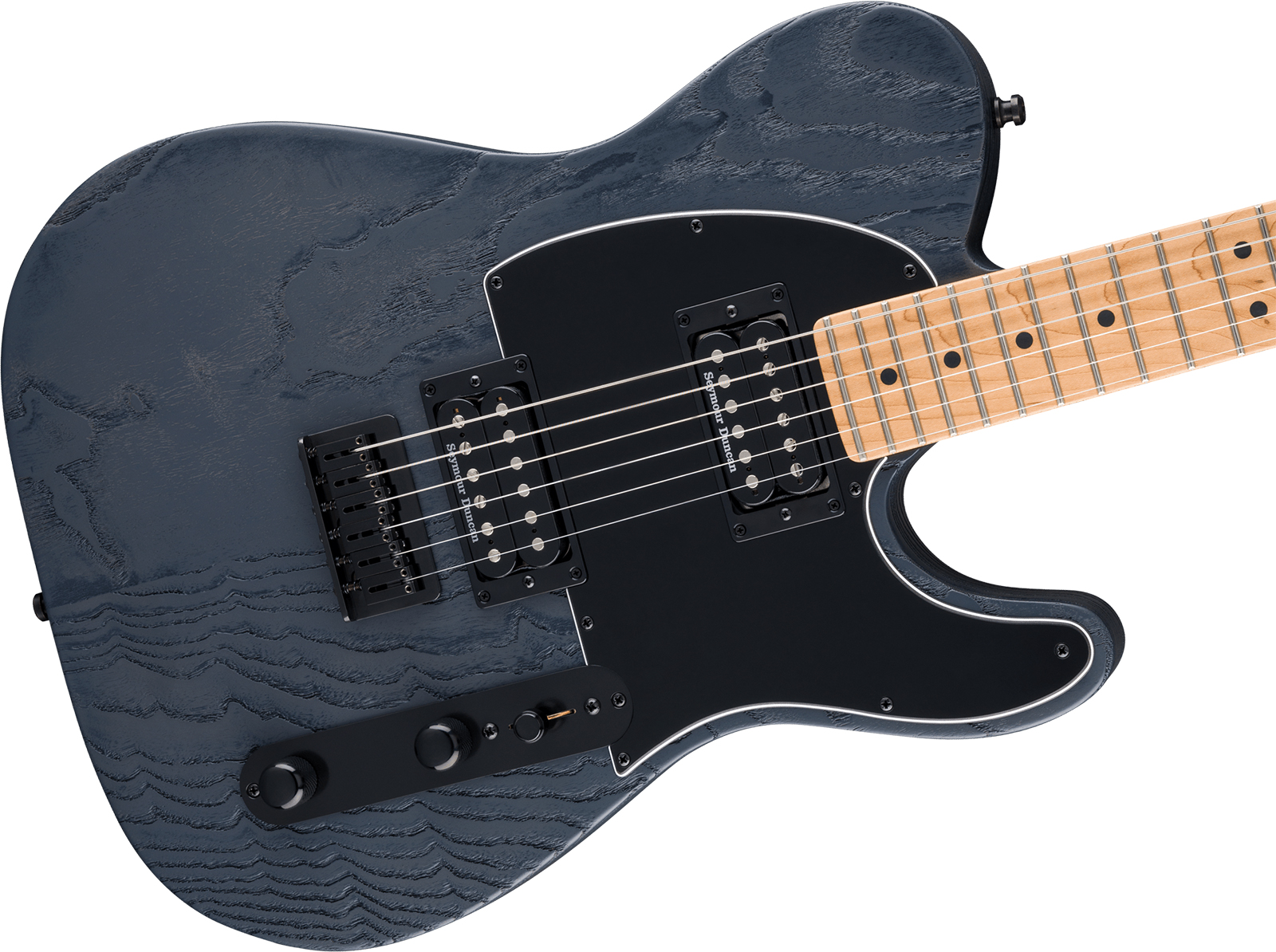 Fender Tele Hh American Professional Ii Usa 2h Seymour Duncan Ht Mn - Smoke - Tel shape electric guitar - Variation 2
