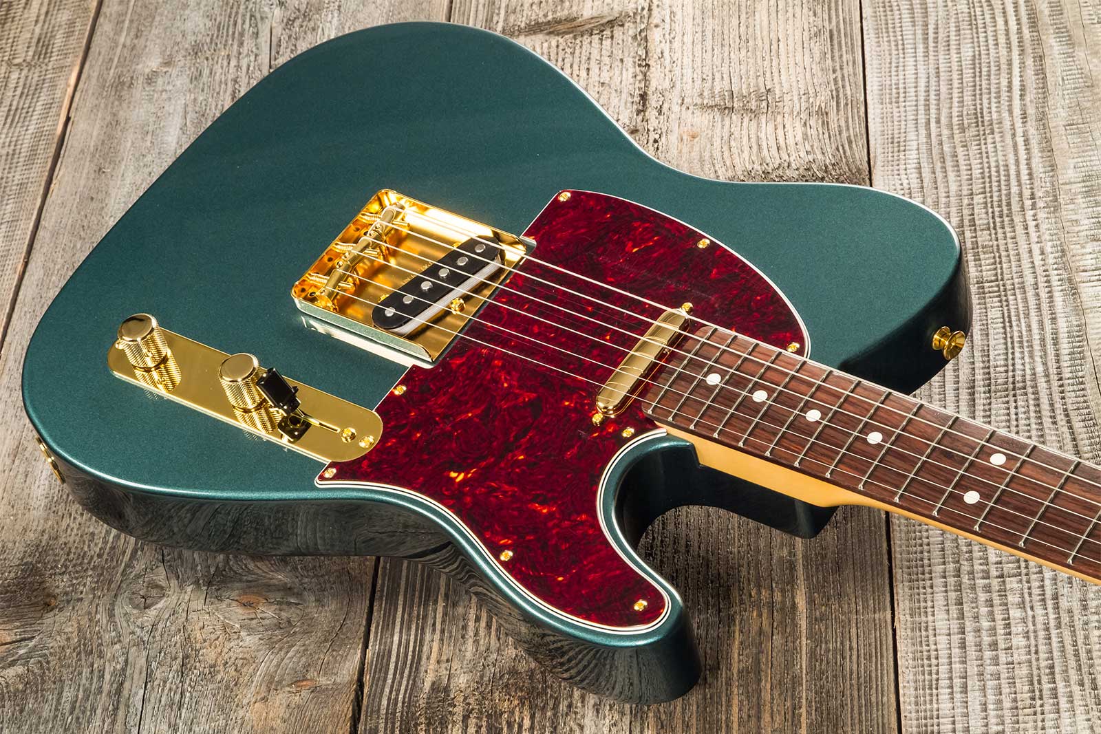 Fender Tele Hybrid Ii Jap 2s Ht Rw - Sherwood Green Metallic - Tel shape electric guitar - Variation 2