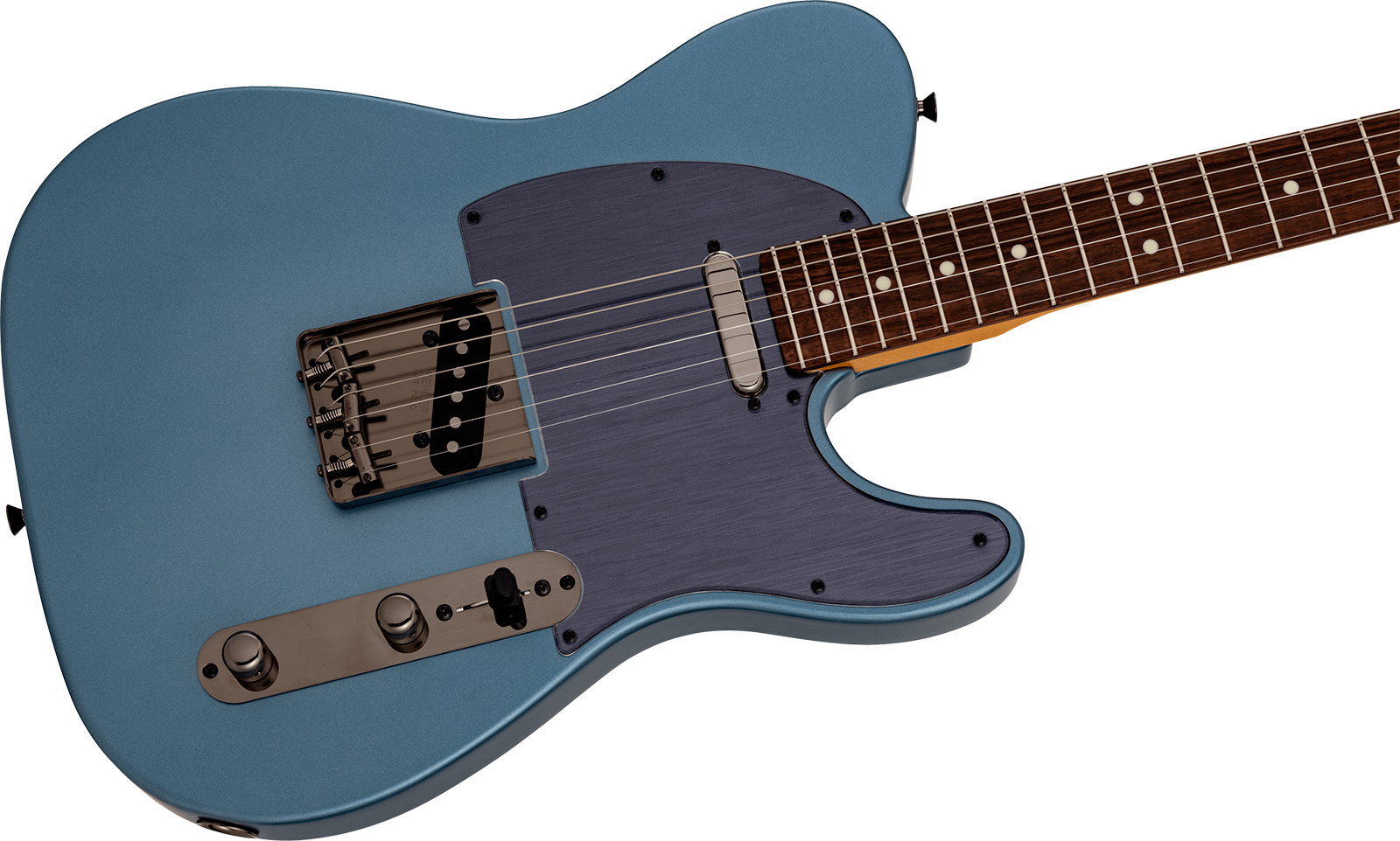 Fender Tele Hybrid Ii Mij Ltd Jap 2s Ht Mn - Matte Aero Blue Satin Metallic - Tel shape electric guitar - Variation 2