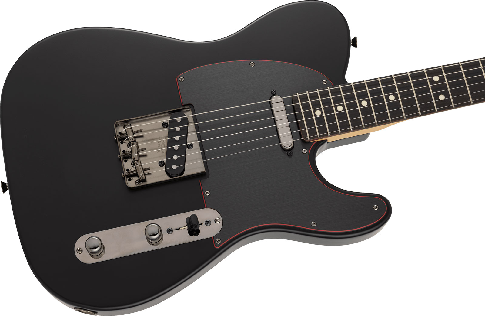 Fender Tele Hybrid Ii Mij Ltd Jap 2s Ht Rw - Black - Tel shape electric guitar - Variation 2