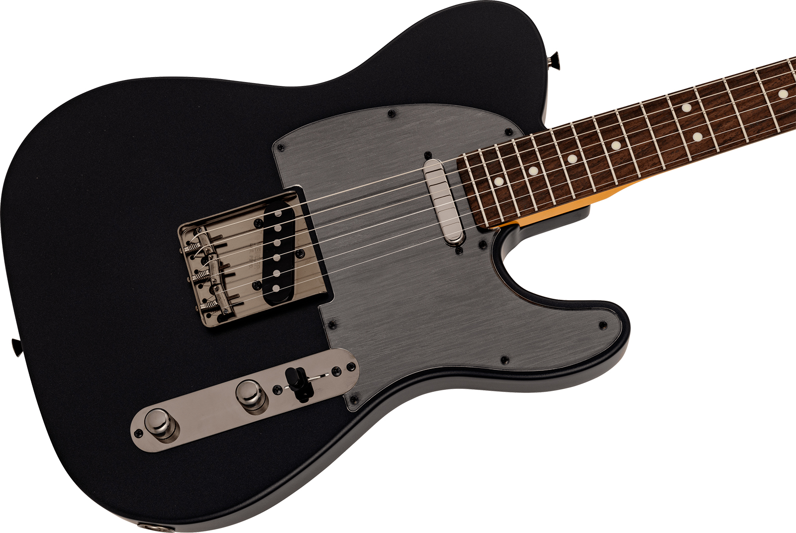 Fender Tele Hybrid Ii Mij Ltd Jap 2s Ht Rw - Matte Phantom Black - Tel shape electric guitar - Variation 2