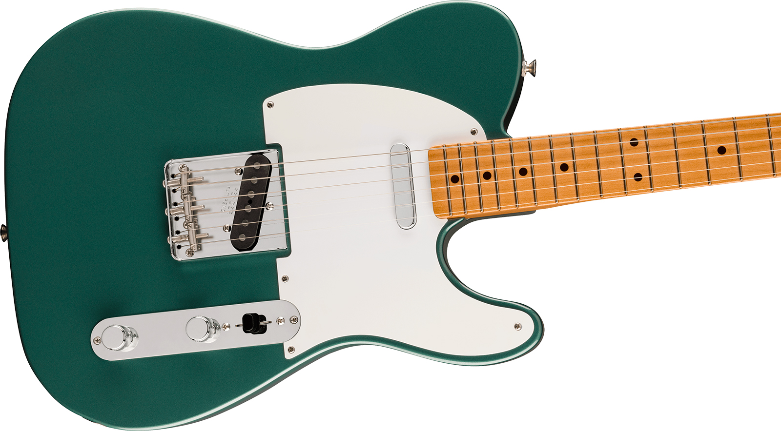 Fender Tele Late 50s Vintera 3 Mex 2s Ht Mn - Sherwood Green Metallic - Tel shape electric guitar - Variation 2