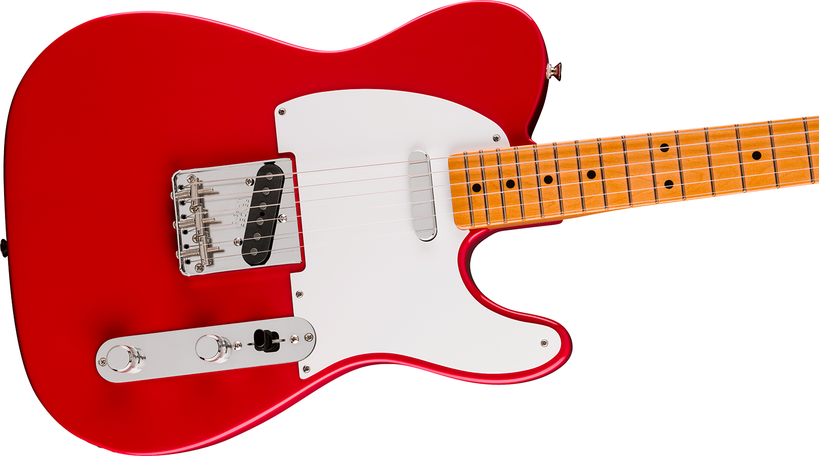 Fender Tele Late 50s Vintera 3 Mex 2s Ht Mn - Dakota Red - Tel shape electric guitar - Variation 2