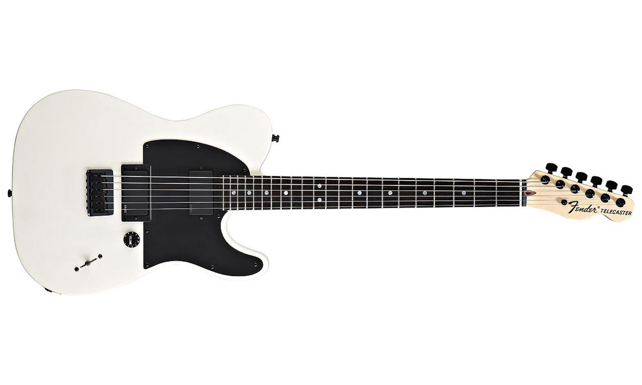 Fender Jim Root Telecaster (mex, Eb) - Flat White - Tel shape electric guitar - Variation 1