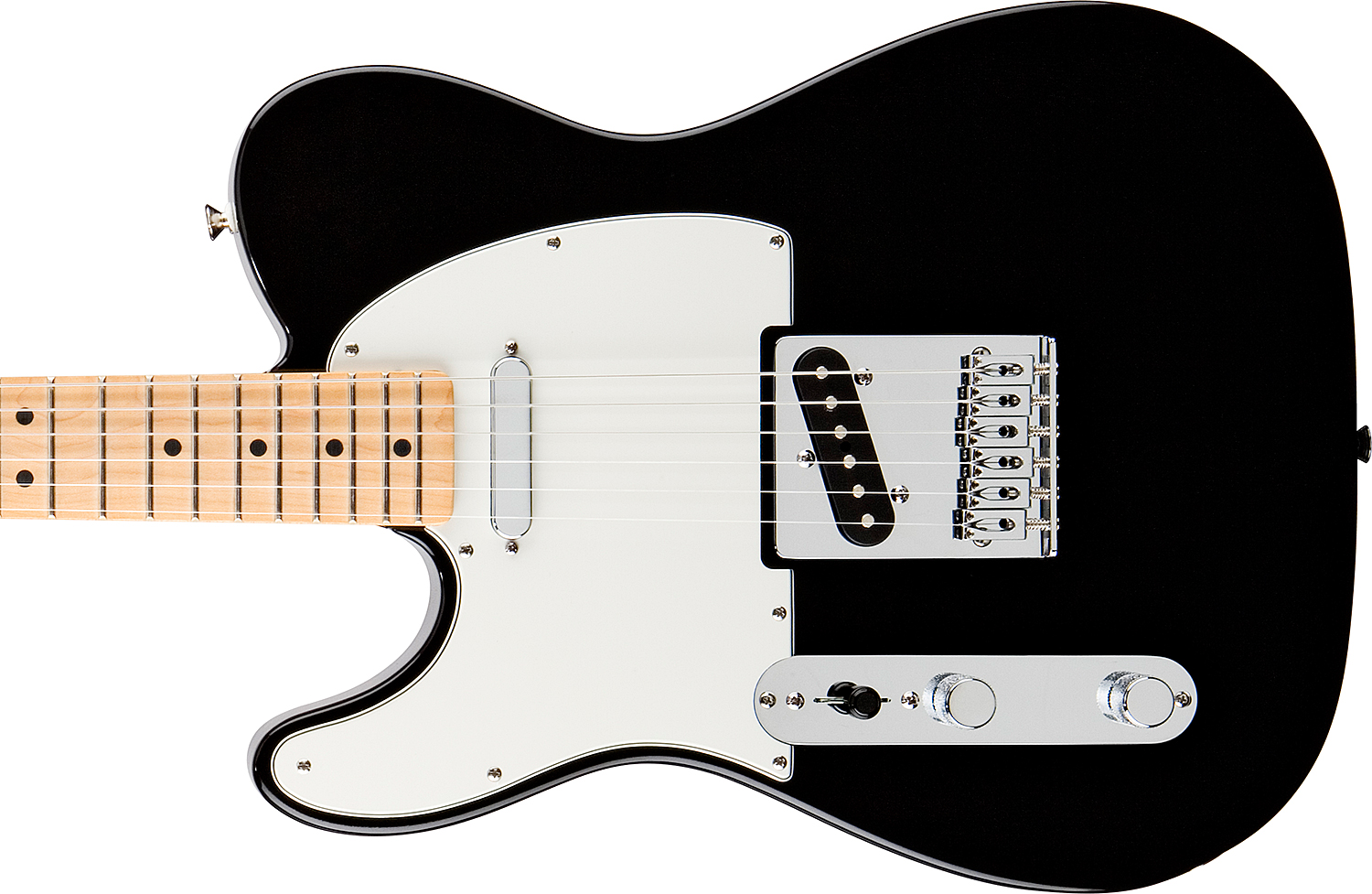 Fender Tele Mexican Standard 2011 Gaucher 2s Mn Black - Left-handed electric guitar - Variation 2