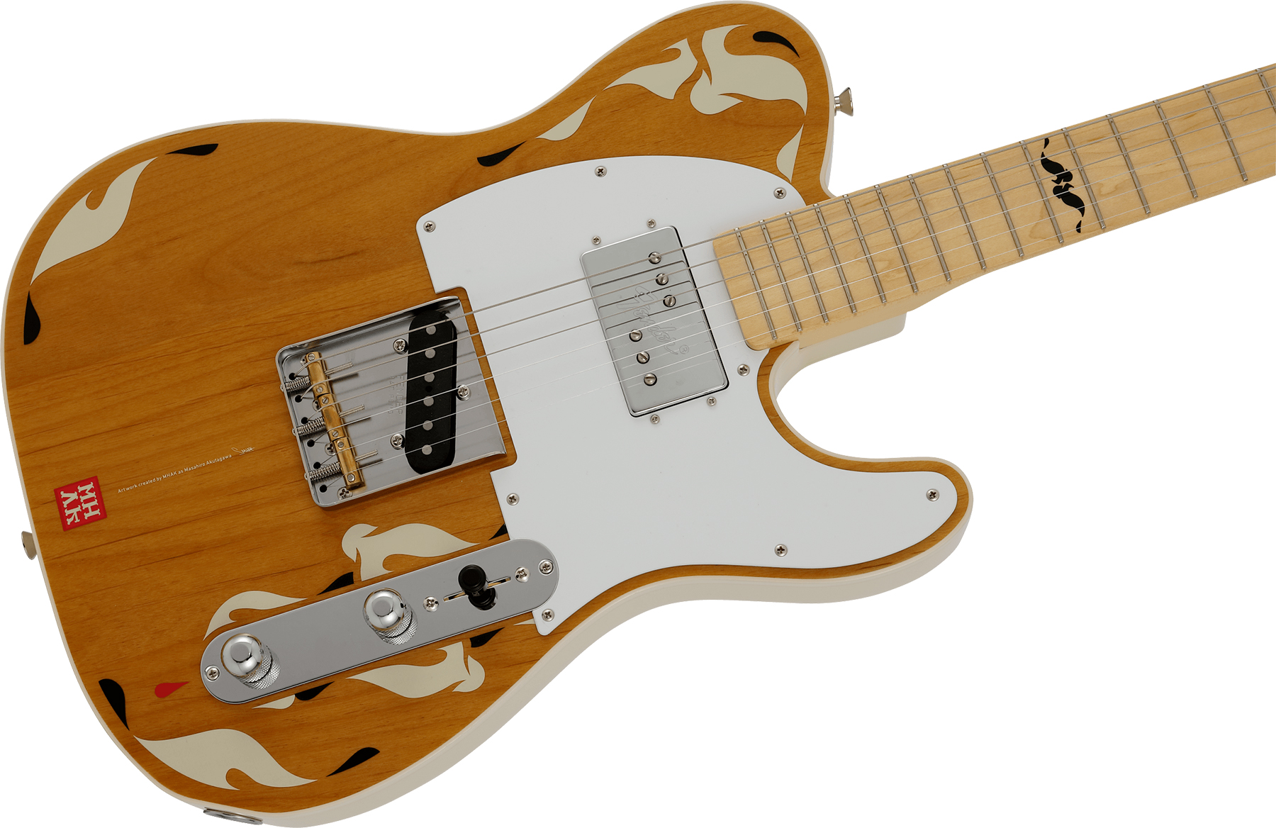 Fender Tele Mhak  Art Gallery Jap Hs Mn - Natural - Tel shape electric guitar - Variation 2