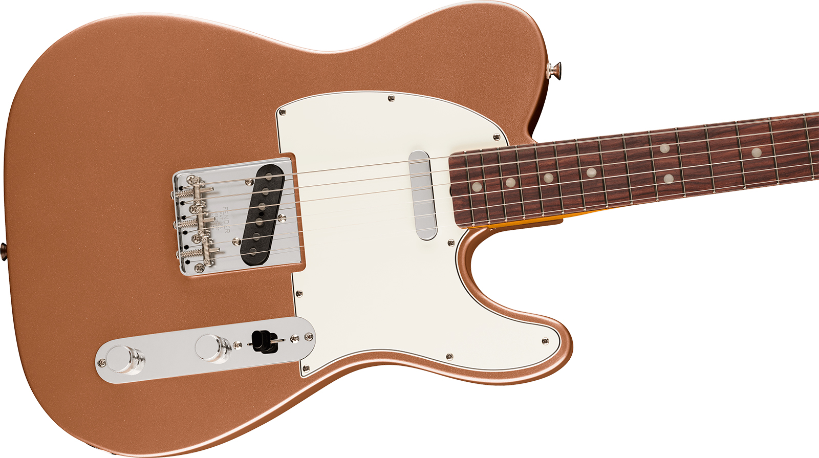 Fender Tele Mid 60s Vintera 3 Mex 2s Ht Rw - Firemist Gold - Tel shape electric guitar - Variation 2
