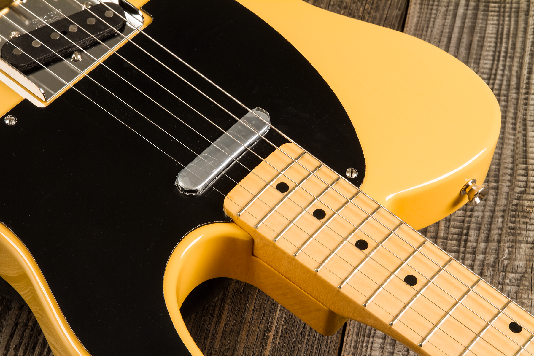 Fender Tele Nocaster 1951 Traditional Ii Jap 2s Ht Mn - Butterscotch Blonde - Tel shape electric guitar - Variation 6