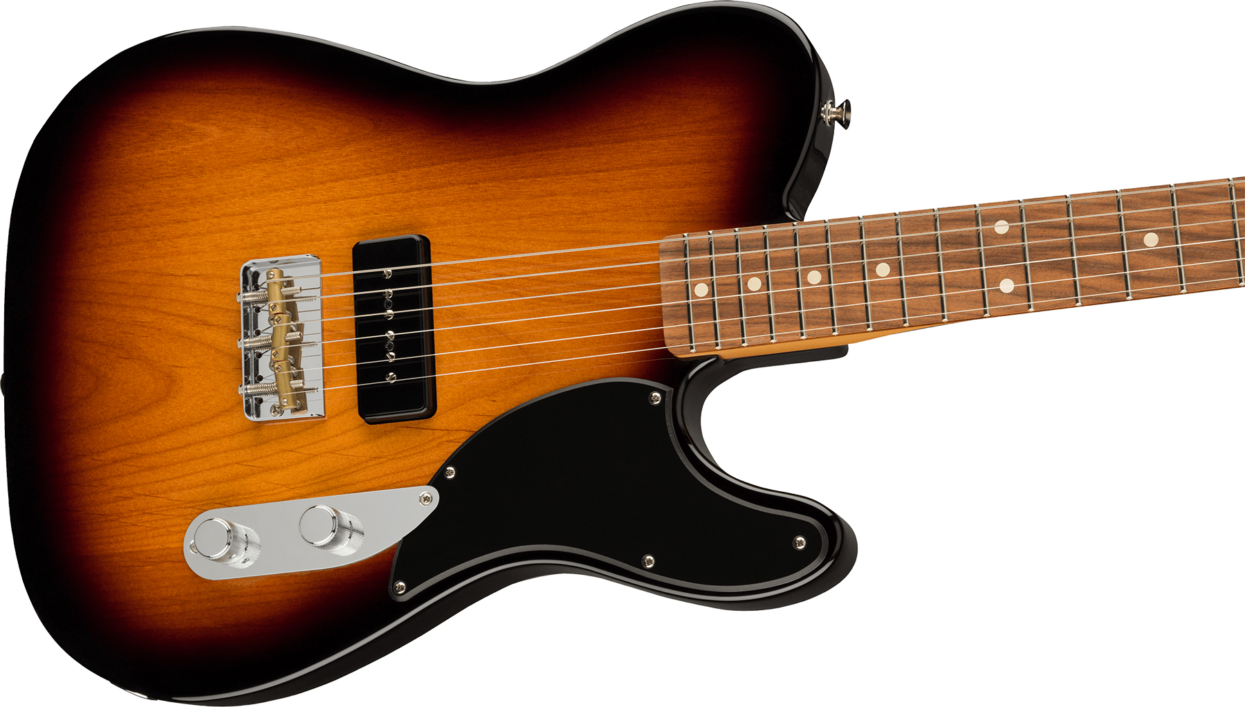 Fender Tele Noventa Mex Pf +housse - 2-color Sunburst - Tel shape electric guitar - Variation 2