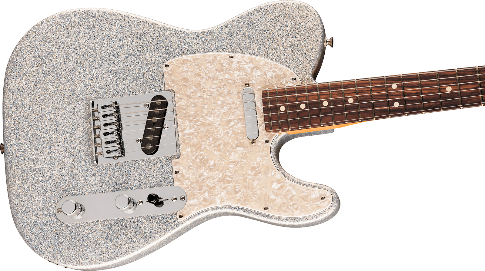 Fender Tele Player Ii 75th Ann. Mex 2s Ht Rw - Diamond Dust Sparkle - Tel shape electric guitar - Variation 3