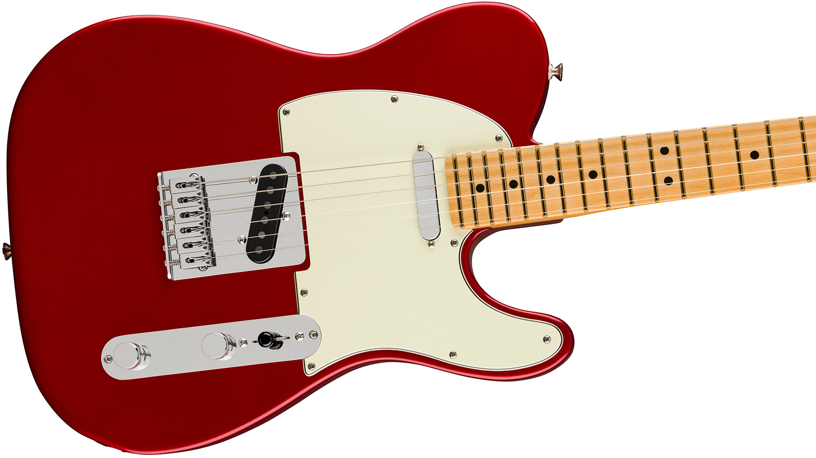 Fender Tele Player Ii 75th Anniversary Mex Ht 2s Mn - Candy Apple Red - Tel shape electric guitar - Variation 2