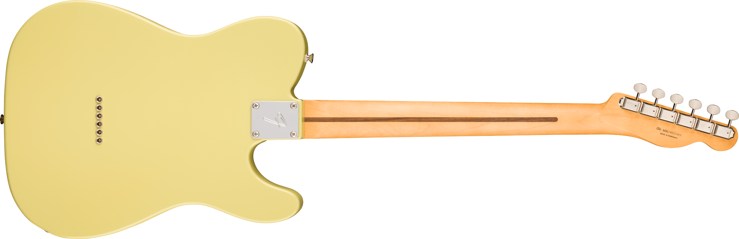 Fender Tele Player Ii Lh Mex Aulne Gaucher 2s Ht Mn - Hialeah Yellow - Tel shape electric guitar - Variation 1