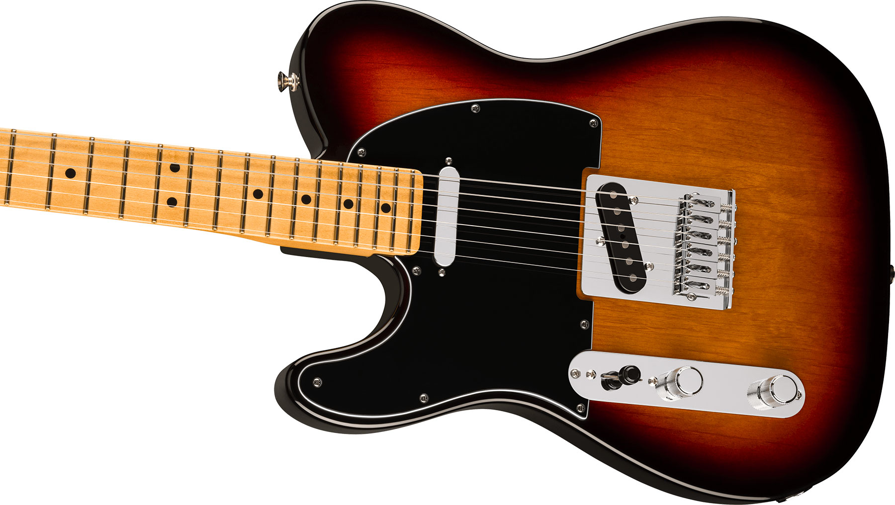 Fender Tele Player Ii Lh Mex Aulne Gaucher 2s Ht Mn - 3-color Sunburst - Tel shape electric guitar - Variation 2