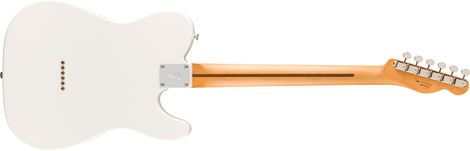 Fender Tele Player Ii Lh Mex Aulne Gaucher 2s Ht Rw - Polar White - Tel shape electric guitar - Variation 1