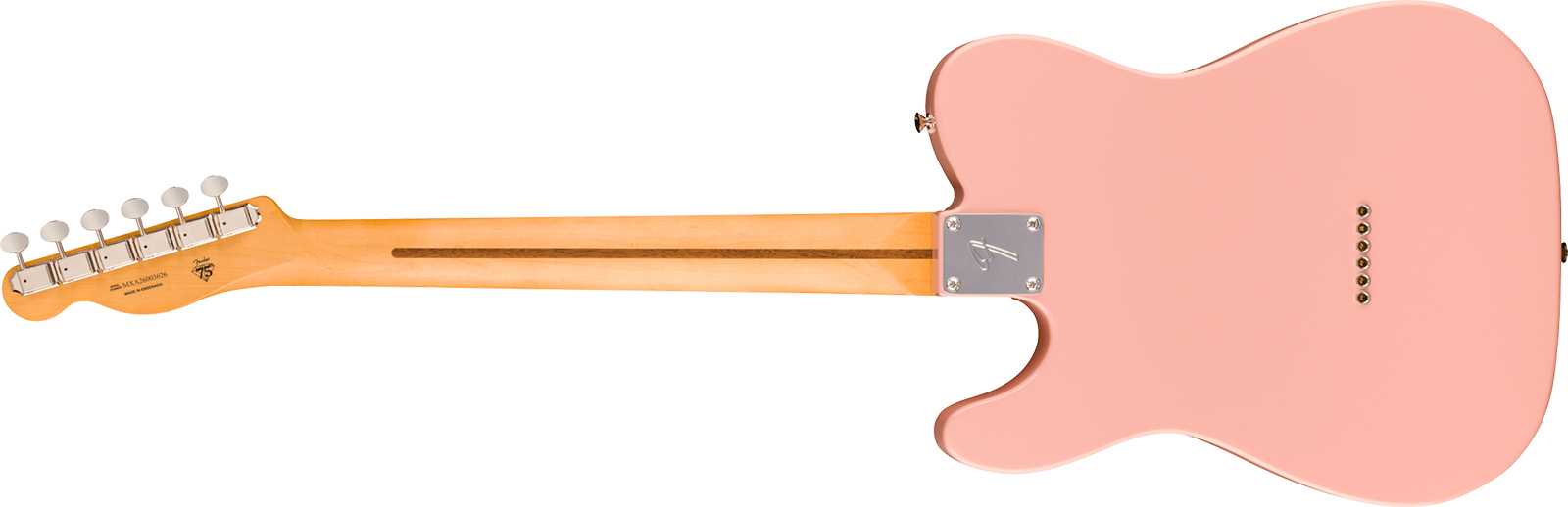 Fender Tele Player Ii Mex Ltd 2s Ht Rw - Shell Pink - Tel shape electric guitar - Variation 1
