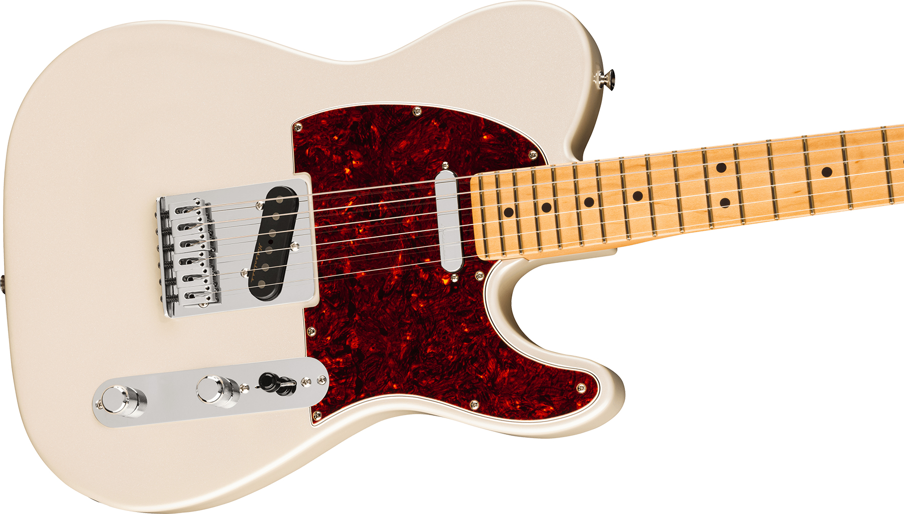 Fender Tele Player Ii Modified Mex 2s Ht Mn - Olympic Pearl - Tel shape electric guitar - Variation 2