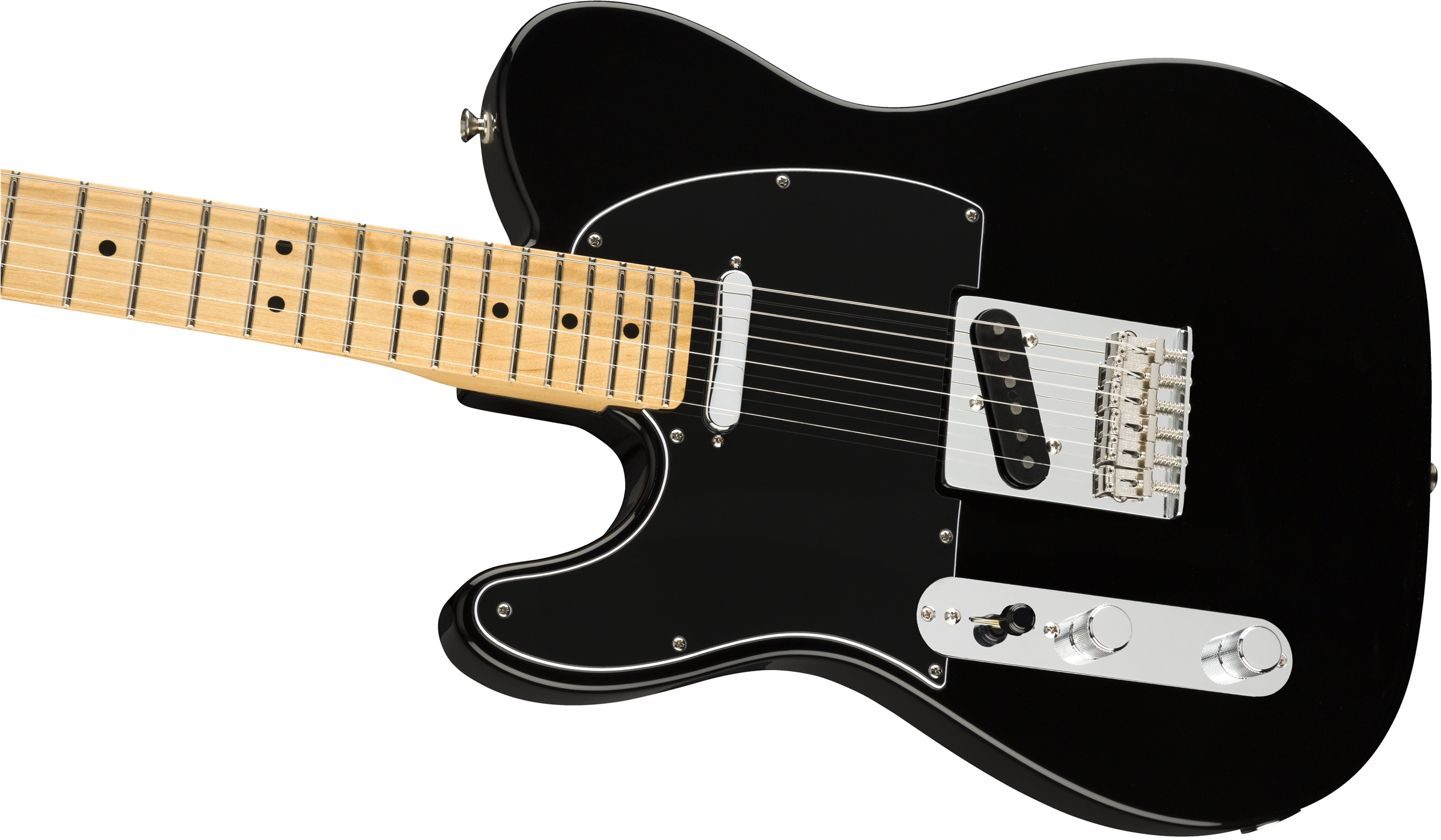 Fender Tele Player Lh Gaucher Mex Ss Mn - Black - Left-handed electric guitar - Variation 3