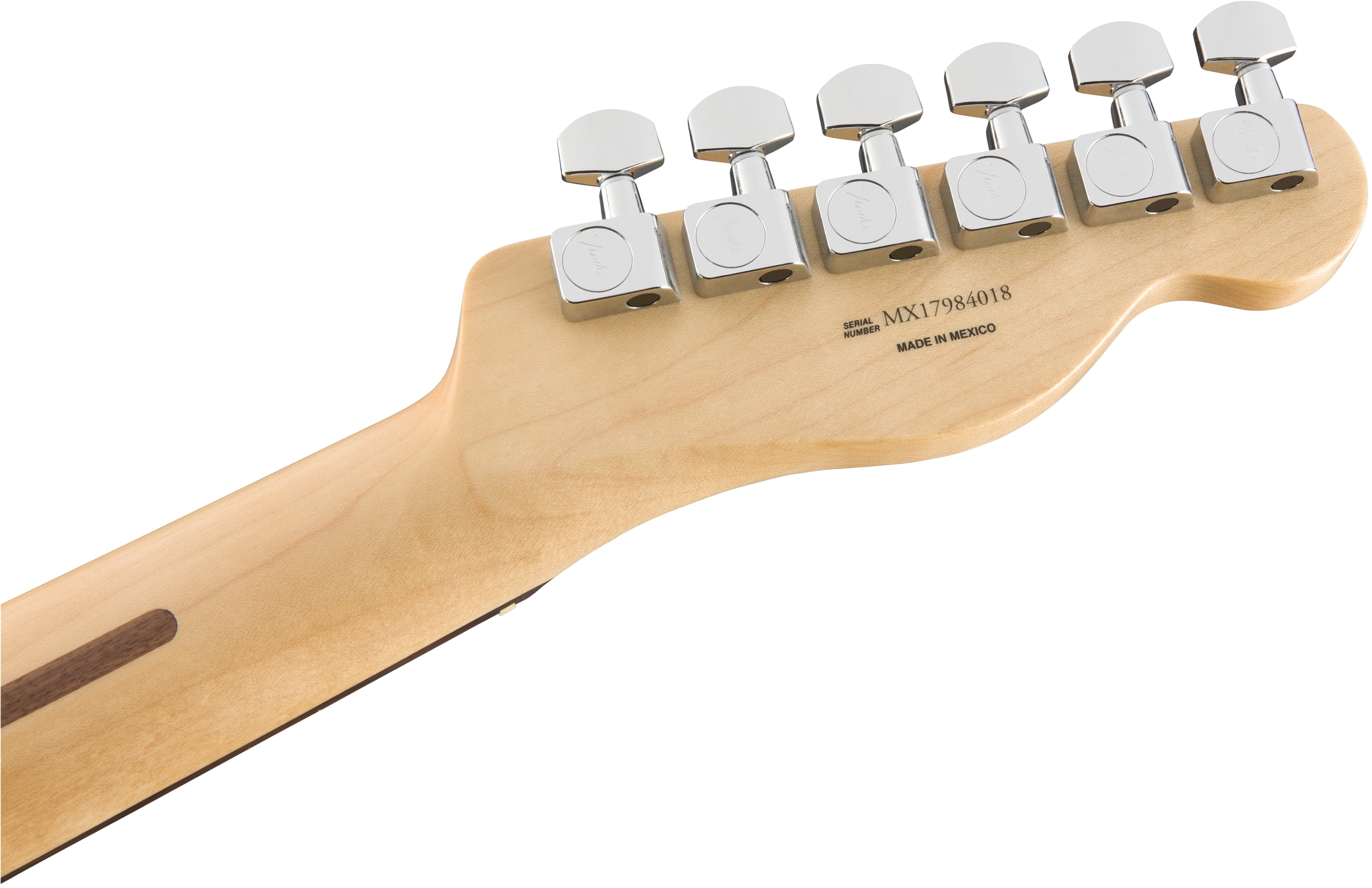 Fender Tele Player Lh Gaucher Mex Ss Pf - Polar White - Left-handed electric guitar - Variation 5